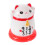 White Plastic Toothpick Holder Decorative Fortune Cat for Home 1