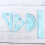 4 Pcs/1 Folding Transparent Blue Rulers Stationery 8