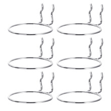6Pcs Strong Iron Pegboard Rings for Craft Room and Garage Storage