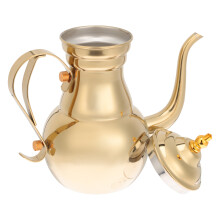 1set Stainless Pot Golden For Kitchen And Indoor Use