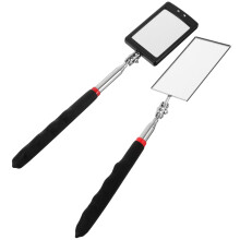 2St Telescoopinspectiespiegel Met LED Voor Voertuigcontrole