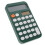 Dark Green Lightweight Small Calculator Portable Office Math Tool 1