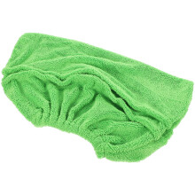 1Pc Washable Green Broom Sweeping Cloth Coral Fleece Cleaning Rag
