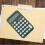 Dark Green Lightweight Small Calculator Portable Office Math Tool 7