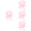 4Pièces Bonnet De Satin Rose Réutilisable Pour Sauna Et Voyage 7