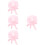 4Pièces Bonnet De Satin Rose Réutilisable Pour Sauna Et Voyage 8