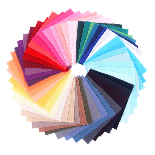 Sewing Quilting Fabric Assorted Color 50pcs