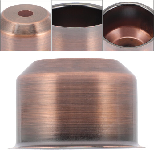 10Pcs Brown Iron E27 Lamp Base Cups for Table Wall Ceiling Lights 1
