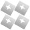 4 Pcs Deadbolt Strike Plate Hardware Door Repair Board 10