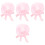 4Pièces Bonnet De Satin Rose Réutilisable Pour Sauna Et Voyage 4