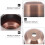 10Pcs Brown Iron E27 Lamp Base Cups for Table Wall Ceiling Lights 8