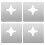 4 Pcs Deadbolt Strike Plate Hardware Door Repair Board 3