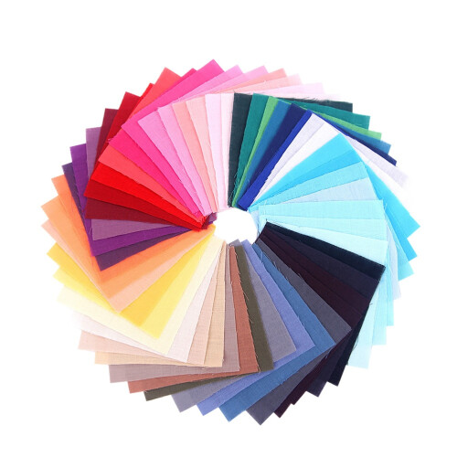 Sewing Quilting Fabric Assorted Color 50pcs 2