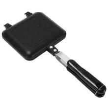 Aluminum Sandwich Baking Pan Black Non-Stick Kitchen Toaster