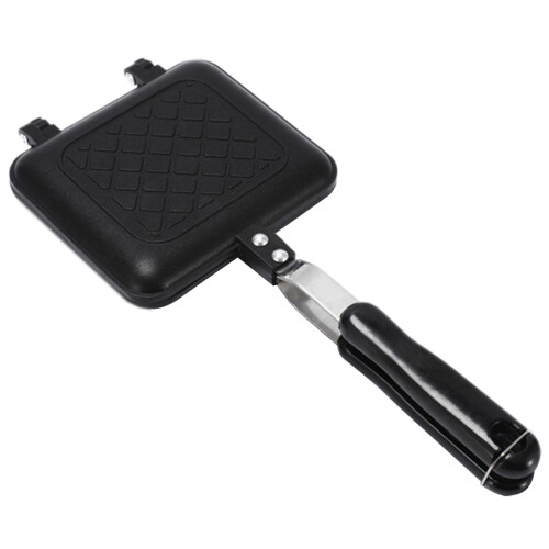 Aluminum Sandwich Baking Pan Black Non-Stick Kitchen Toaster