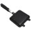 Aluminum Sandwich Baking Pan Black Non-Stick Kitchen Toaster 6