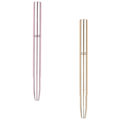 2Pcs Makeup Lip Brushes Skin Friendly Compact Assorted Color Tools