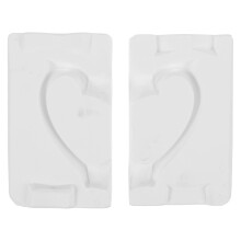 Beige Clay Mug Handle Mold for Pottery DIY Handle Making