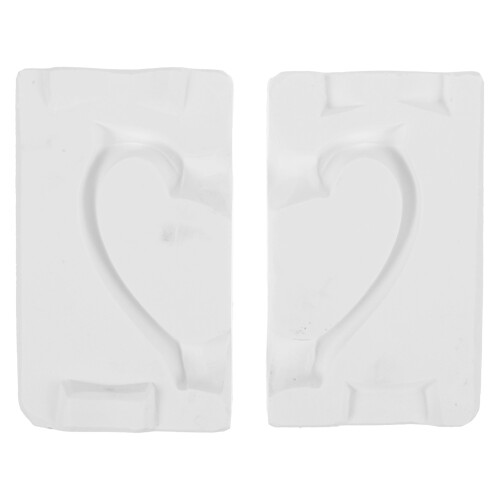 Beige Clay Mug Handle Mold for Pottery DIY Handle Making