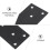 6pcs Straight Bracket Metal Angle Iron Stainless Steel 7