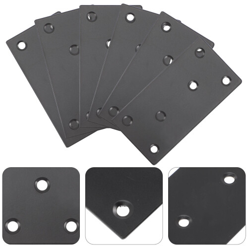 6pcs Straight Bracket Metal Angle Iron Stainless Steel 1