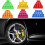 60Pcs Black Silicone Lug Nut Covers Car Bolt Protectors Durable Fit 11
