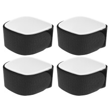 4Pcs Adjustable Black Nylon Snowboard Straps Ski Carrying Fixing Bands