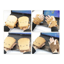 Hand Warmers Cute Cloth Light Brown 1 Pair