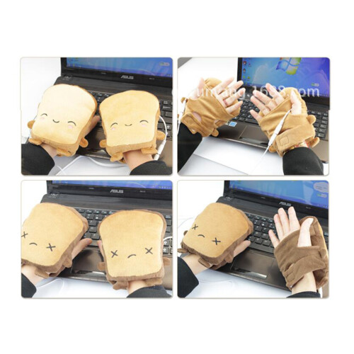 Hand Warmers Cute Cloth Light Brown 1 Pair