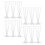 Clear Drinking Cups Wine Glass Footed Glass 24pcs 5