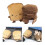 Hand Warmers Cute Cloth Light Brown 1 Pair 7