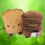 Hand Warmers Cute Cloth Light Brown 1 Pair 4