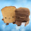 Hand Warmers Cute Cloth Light Brown 1 Pair 9