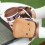 Hand Warmers Cute Cloth Light Brown 1 Pair 2