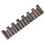 Brown Solid Wood Log Edging Decorative Garden Lawn Fence 1