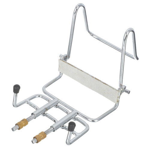 Adjustable Design Erhu Stand Silver Iron 1set