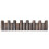 Brown Solid Wood Log Edging Decorative Garden Lawn Fence 6