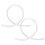 2Pcs Silicone Shower Splash Guards White Bathroom Water Barrier Seal 3