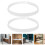 2Pcs Silicone Shower Splash Guards White Bathroom Water Barrier Seal 2