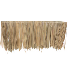 Khaki Simulation Straw Roof Durable Plastic for Decorative Use