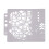 Durable White Drawing Stencils for Painting and Scrapbooking Use 1