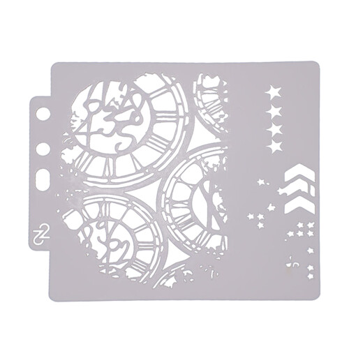 Durable White Drawing Stencils for Painting and Scrapbooking Use