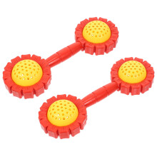 2Pcs Children Gymnastics Dumbbell Red ABS Creative Vocal Dance Props