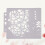 Durable White Drawing Stencils for Painting and Scrapbooking Use 4