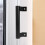 Cabinet Handle Door And Window Handle 20.00x8.00x2.50cm Black 7