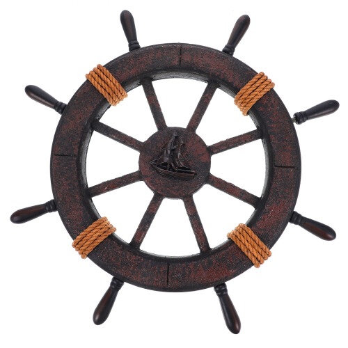 Nautische Schiffsrad Wandkunst Schiff Wandkunstdekor 1