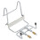 Adjustable Design Erhu Stand Silver Iron 1set 2