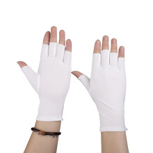 Uv Protection Half Finger Gloves Sunblock Gloves For Nail Art Outdoor Cycling Climbing Riding