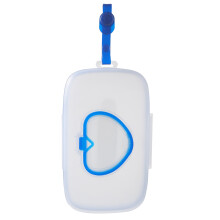 Portable Baby Wet Tissue Hanging Case White Blue Outdoor Infant Wet Wipe Storage Box Lightweight Travel Tissue Dispenser