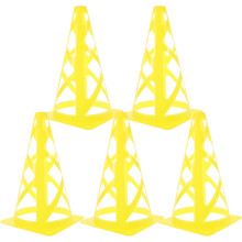 5 Pcs Logo Barrel Roller Skating 22.50x12.50x12.50cm Yellow